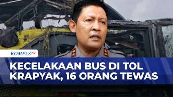 Kronologi Kecelakaan Tunggal Bus Di Tol Krapyak Semarang, 16 Penumpang Meninggal  | KOMPAS PETANG