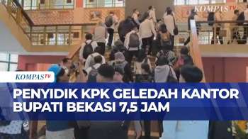 Penggeledahan Kantor Bupati Bekasi 7,5 Jam, KPK Sita Barang Bukti Dan Bawa 2 Koper Dokumen