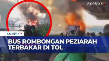 Bus Rombongan Peziarah Asal Lampung Hangus Terbakar Di Tol Jakarta-Cikampek | SAPA PAGI
