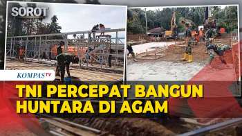 TNI AD Percepat Pembangunan Hunian Sementara Bagi Korban Bencana Di Agam