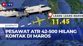 BREAKING NEWS! Pesawat ATR 42-500 Rute Yogyakarta-Makassar Hilang Kontak Di Maros
