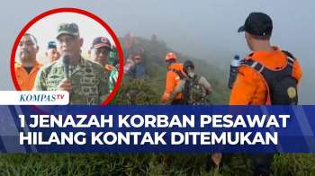 Tim SAR Temukan 1 Jenazah Korban Pesawat Hilang Kontak Di Kawasan Gunung Bulusaraung | KOMPAS PETANG