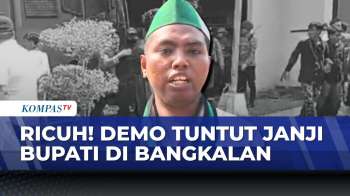 Ricuh! Aktivis HMI Bangkalan Demo Tagih Janji Politik Bupati | KOMPAS SIANG