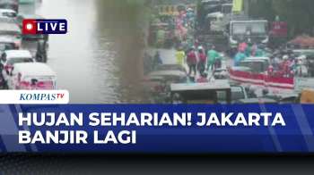 [FULL] Terkini! Hujan Deras Seharian Jakarta Banjir Lagi, Ini Pantauan CCTV Arus Lalu Lintas