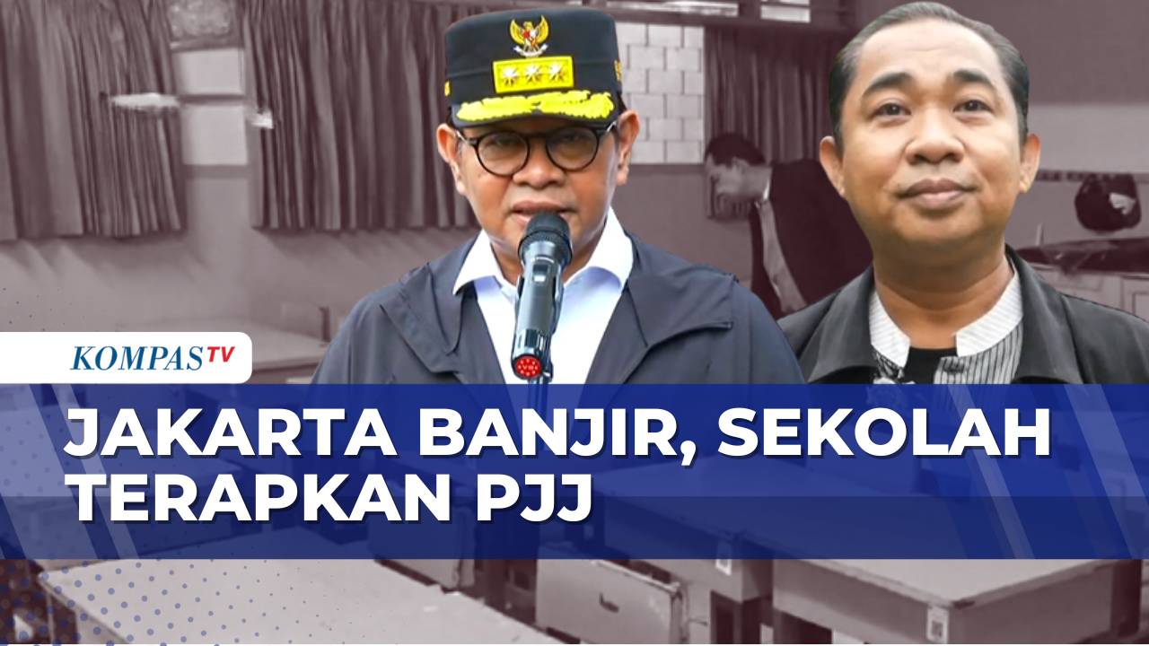 Imbas Banjir, Sekolah di Jakarta Terapkan Pembelajaran Jarak Jauh | KOMPAS SIANG