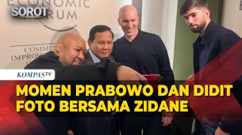 Momen Presiden Prabowo Dan Didit Foto Bersama Zinedine Zidane Di Swiss