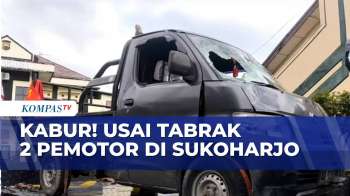 Sopir Mobil Pikap Kabur Usai Tabrak Pemotor Di Sukoharjo | KOMPAS MALAM