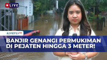 Terbaru! Pantauan Banjir Pejaten Timur Mulai Surut, Warga Bersihkan Sisa Lumpur | KOMPAS SIANG