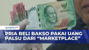 Pemuda Di Ciputat Nekat Beli Bakso Pakai Uang Palsu, Diamankan Usai Pedagang Curiga | KOMPAS SIANG