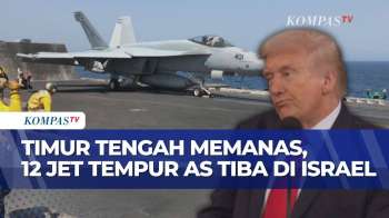 Timur Tengah Memanas! 12 Jet Tempur AS Mendarat Di Israel, Persiapan Perang Lawan Iran?
