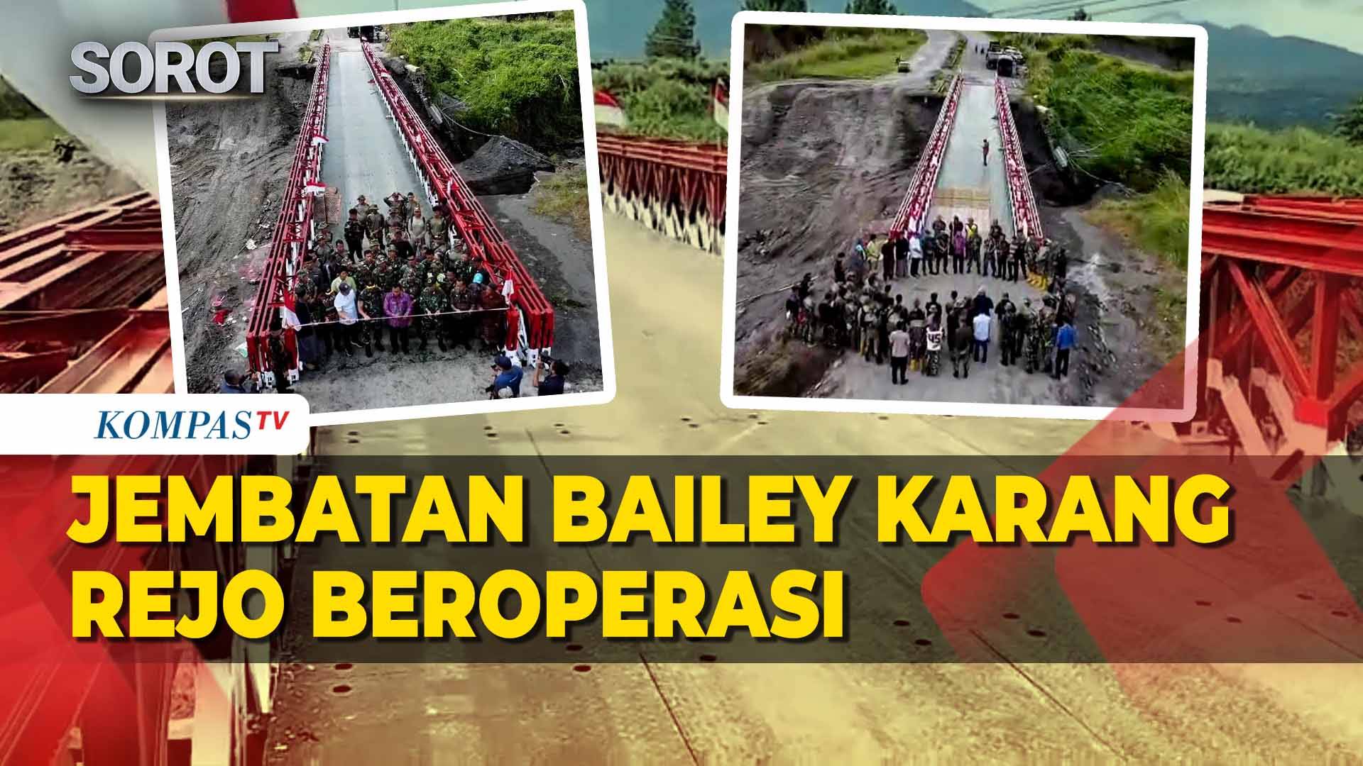 Jembatan Bailey Karang Rejo Beroperasi, Akses Transportasi Kembali Normal Pascabencana