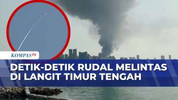 Beruntun! Amerika Serikat-Israel Serang Iran, Rudal Melintas di Langit Timur Tengah