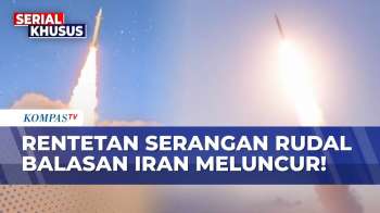 Deretan Rudal Balasan Iran Meluncur, Balas Serangan Amerika Serikat Dan Israel | KOMPAS PETANG