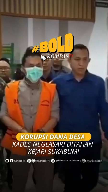 KORUPSI DANA DESA, KADES NEGLASARI DITAHAN KEJARI SUKABUMI