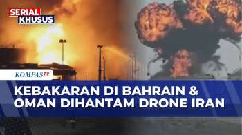 Iran Serang Bahrain Dan Oman! Fasilitas Energi Hingga Gedung Terbakar Hebat | KOMPAS SIANG