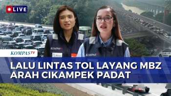Arus Mudik Di Tol Jakarta–Cikampek Dan Tol Layang MBZ Terpantau Padat | 19 MARET 2026