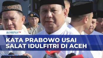 Hangat! Momen Prabowo Salat Idulfitri Di Aceh Tamiang, Sapa Dan Salami Warga | KOMPAS SIANG