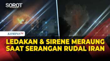 Dentuman Ledakan Guncang Dimona, Israel Selatan, 23 Orang Terluka Akibat Serangan Rudal Iran