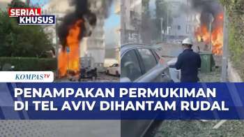 Api Membumbung! Rudal Iran Hantam Tel Aviv, Mobil Hangus Dan Bangunan Hancur | KOMPAS SIANG