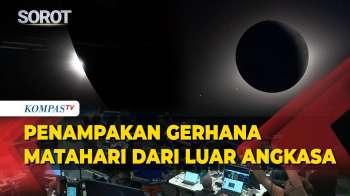 Penampakan Gerhana Matahari Dari Luar Angkasa, Diabadikan Kru Artemis II NASA