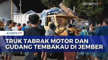 Diduga Rem Blong, Kecelakaan Beruntun Di Jember Libatkan Dua Truk Dan Motor | SAPA PAGI