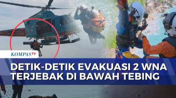 2 WN Rusia Terjebak di Tebing Pecatu Bali, Dievakuasi dengan Helikopter! | KOMPAS PETANG