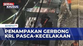 Penampakan Evakuasi Gerbong KRL Di Bekasi Timur Pasca-Kecelakaan, Jaringan Listrik Diperbaiki