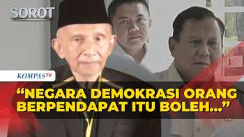 [FULL] Jawaban Amien Rais Usai Pernyataannya Soal Presiden-Seskab Teddy Dinilai Fitnah