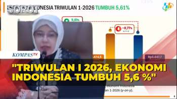 [FULL] BPS Ungkap Ekonomi Indonesia Tumbuh 5,61 Persen Di Triwulan I 2026, Ini Pendongraknya