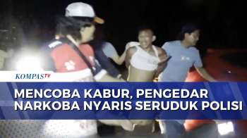 Detik-Detik Pengedar Sabu Kabur Dan Nyaris Tabrak Polisi Di Dharmasraya | BORGOL