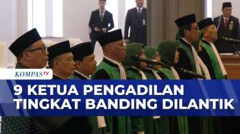 Momen Ketua MA Lantik 9 Ketua Pengadilan Tingkat Banding Di Gedung Mahkamah Agung | MA NEWS
