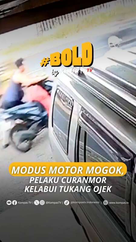 MODUS MOTOR MOGOK, PELAKU CURANMOR KELABUI TUKANG OJEK