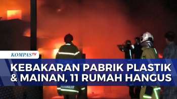 Kebakaran Hebat Pabrik Plastik Dan Mainan Di Medan, 11 Rumah Warga Terdampak | SAPA PAGI