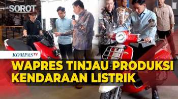 Wapres Gibran Tinjau Produksi Motor Listrik Di Tangerang