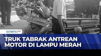 Kecelakaan Beruntun Di Lampu Merah Unisma Bekasi, Sopir Truk Diamankan | KOMPAS PETANG
