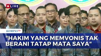 Nadiem Makarim: Hakim Yang Memvonis Tak Bisa Melihat Ke Mata Saya, Saya Tahu Isi Hati Mereka