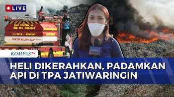 Kebakaran TPA Jatiwaringin Belum Padam, Helikopter Water Bombing Dikerahkan | KOMPAS PETANG