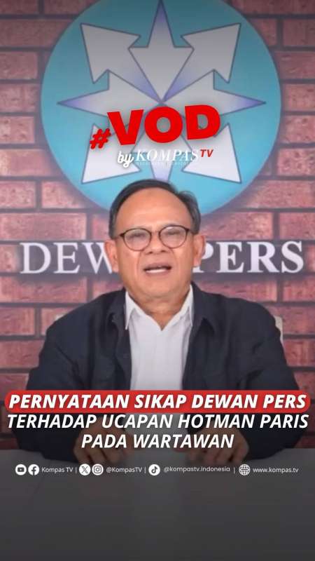 PERNYATAAN SIKAP DEWAN PERS TERHADAP UCAPAN HOTMAN PARIS PADA WARTAWAN