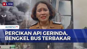 Kebakaran Hanguskan Garasi Bus di Medan, Diduga Dipicu Percikan Gerinda | KOMPAS PETANG