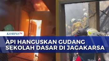 Kebakaran Gudang SD Di Jagakarsa, Kegiatan Belajar Mengajar Terpaksa Dihentikan! | KOMPAS PETANG