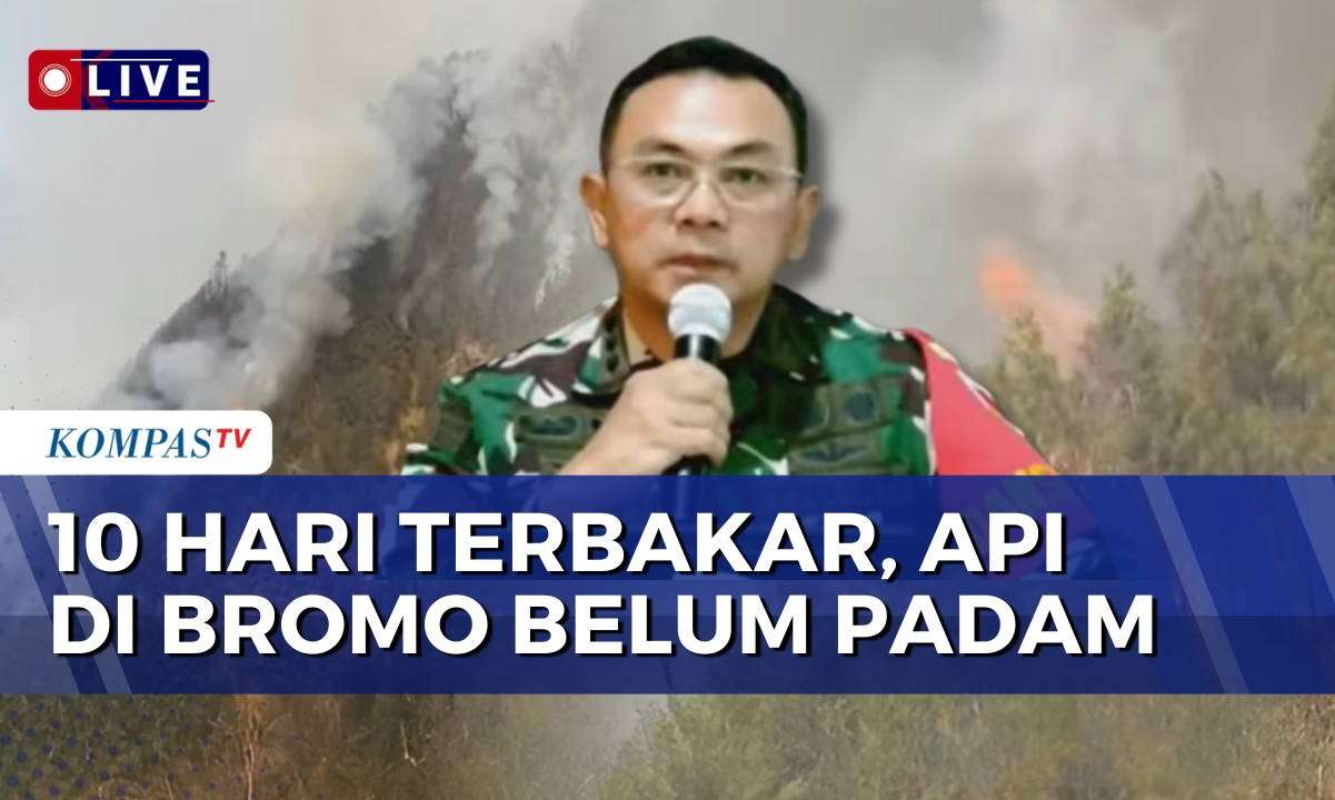 Kebakaran Bromo Capai 889 Hektar, Begini Update Proses Pemadaman Api ...