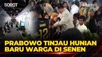 Kejutan Prabowo! Malam-Malam Kunjungi Hunian Baru Warga Eks Bantaran Rel di Senen