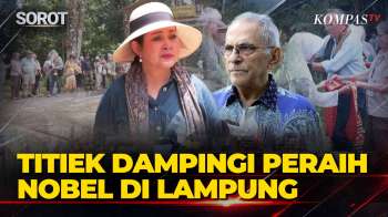 Titiek Soeharto Damping Peraih Nobel di Tambling Wildlife Nature Conservation di Lampung
