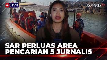 Tim SAR Perluas Pencarian 5 Jurnalis Di Perairan Selat Sunda Hingga Pulau Enggano | BERITA UTAMA