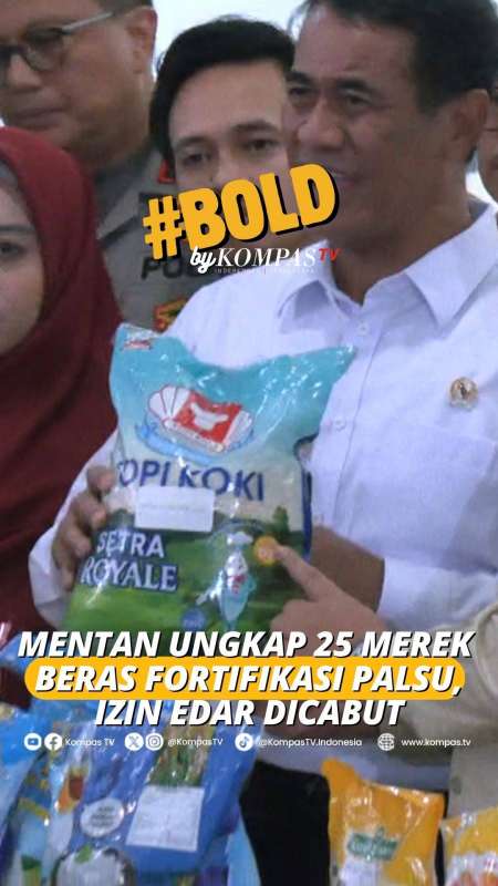 Pemerintah Temukan 25 Merek Beras Fortifikasi Palsu, Izan Edar Dicabut!