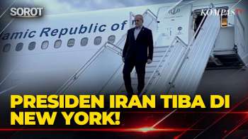 Detik-Detik Presiden Iran Pezeshkian Tiba Di New York, Di Tengah Perang Dengan AS