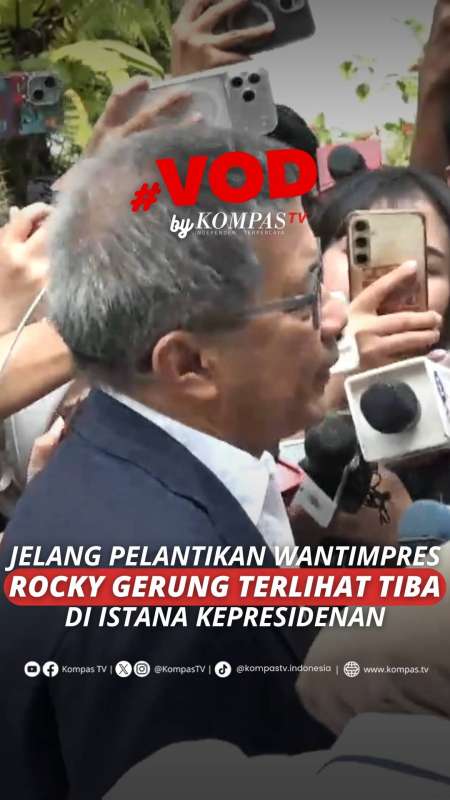 Rocky Gerung Terlihat Tiba di Istana Kepresidenan Jelang Pelantikan Wantimpres