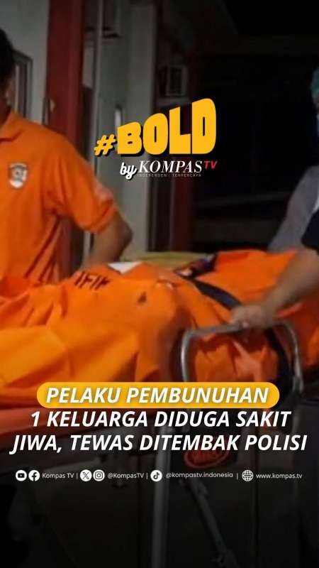 Pelaku Pembunuhan 1 Keluarga Diduga Sakit Jiwa, Tewas Ditembak Polisi