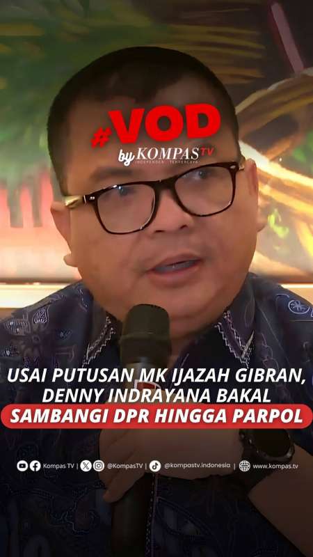 Usai Putusan MK Ijazah Gibran, Denny Indrayana Siap Audiensi Dengan DPR Hingga Parpol