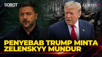 Alasan Presiden Trump Minta Presiden Ukraina Zelenskyy Mundur